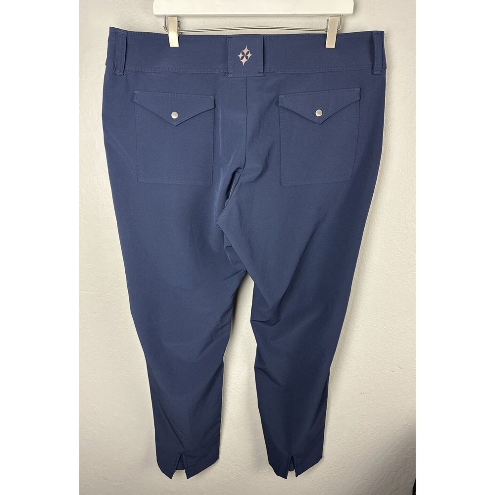 Jofit Blue Ankle Pants - Picture 2 of 3
